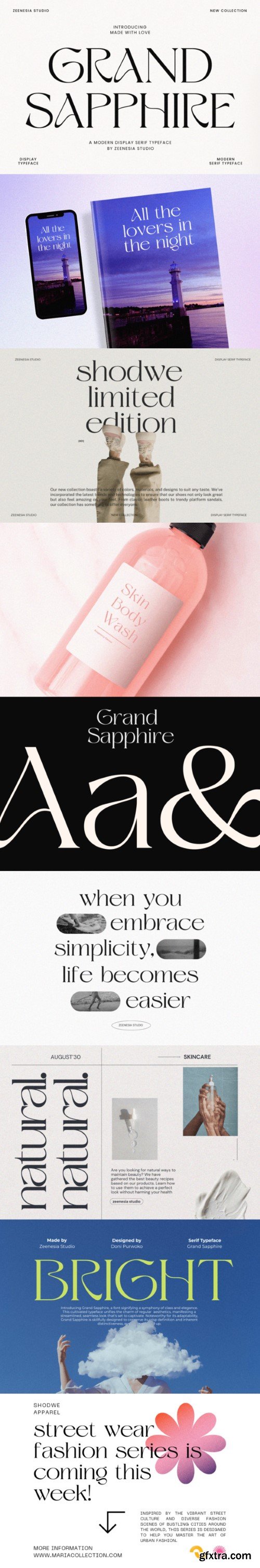 Grand Sapphire Font