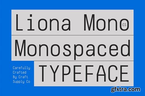 CS Liona Mono – Monospaced Typeface AAFHZ7U