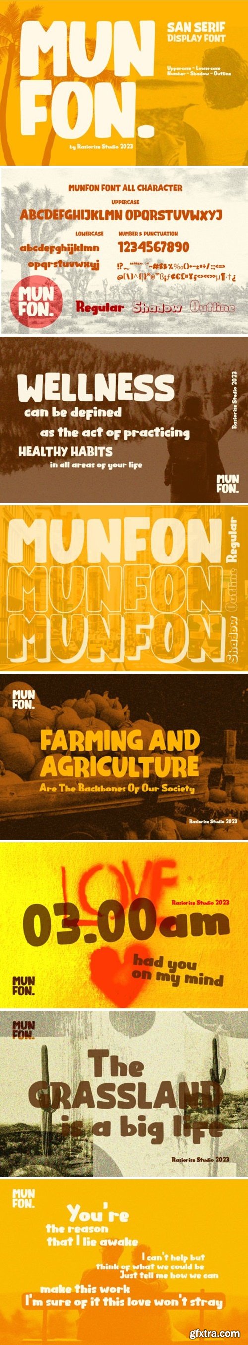 Munfon Font