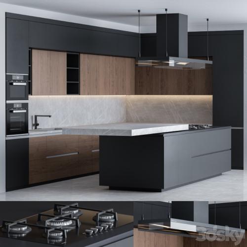 Kitchen Poliform Black L