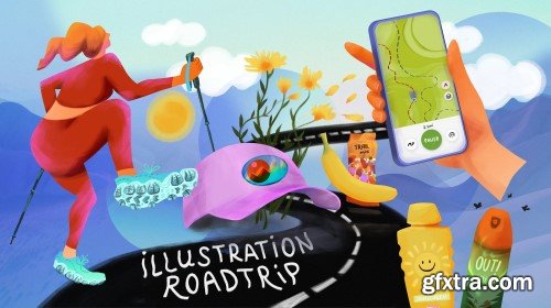 Illustration Roadtrip: Unlock Your Creative Confidence with Procreate & Adobe Photoshop