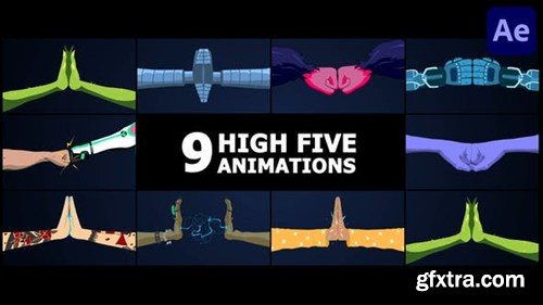 Videohive High Five Animations for After Effects 53685510