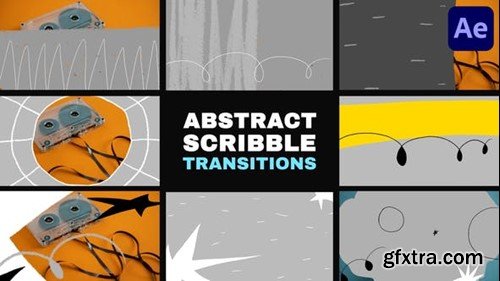 Videohive Abstract Scribble Transitions for After Effects 53684778