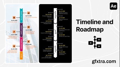 Videohive Vertical Timeline and Roadmap Infographics 53693829