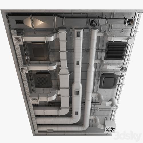 Ventilation system set 02