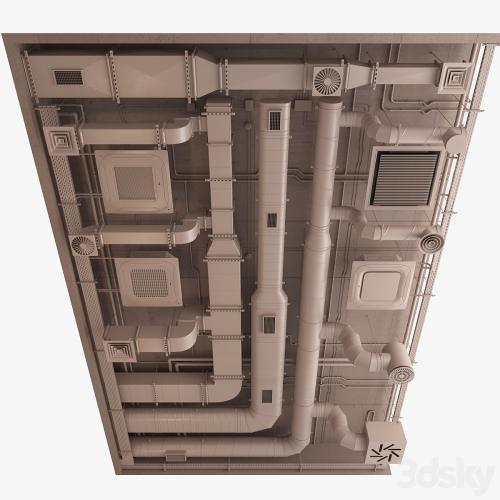 Ventilation system set 02