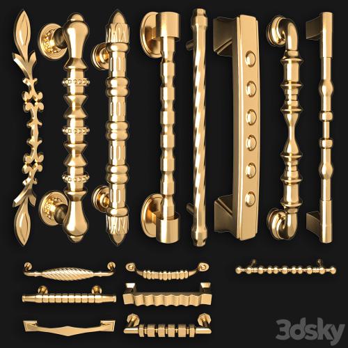 Collection of door knobs and handle-set 006