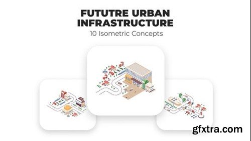 Videohive Fututre Urban Infrastructure - Isometric Concepts 53035961