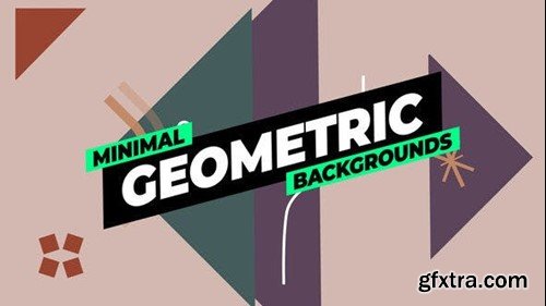 Videohive Geometric Backgrounds 53768747