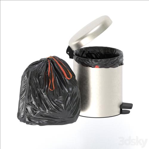 trash bag and bin