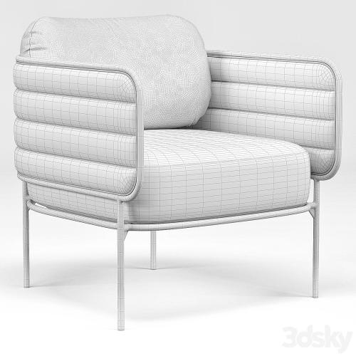 Capsule Outdoor Settee And Lounge Chair