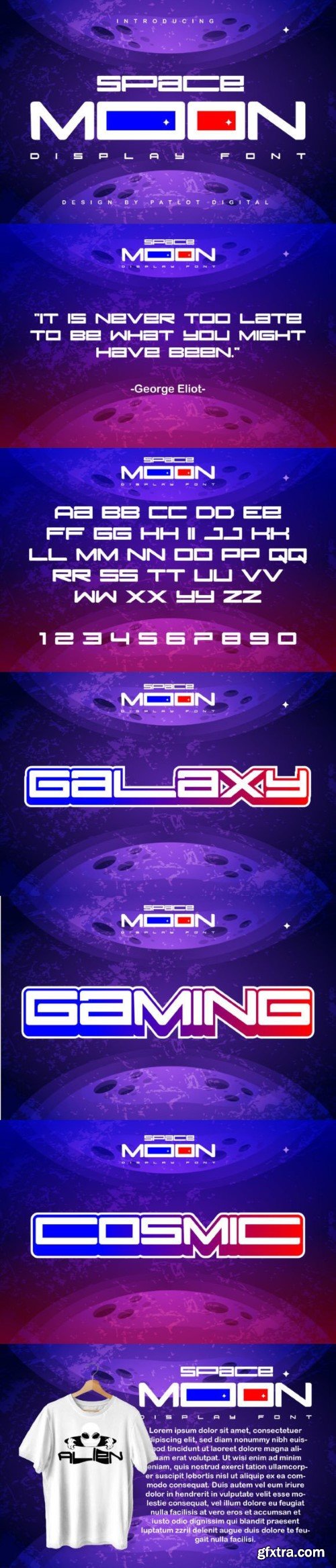 Space Moon Font