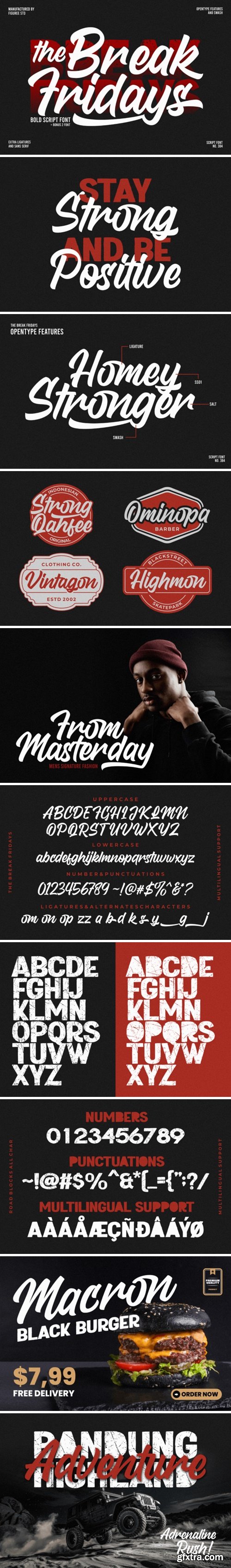 Break Fridays Font