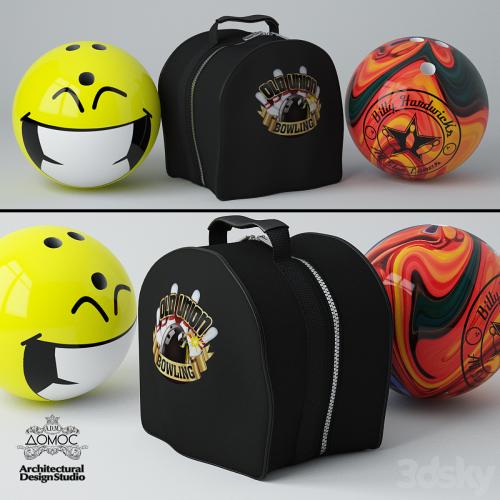 Bowling bag & balls