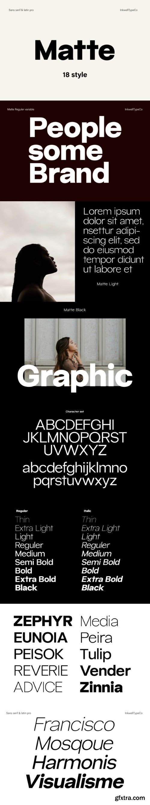 Matte Font