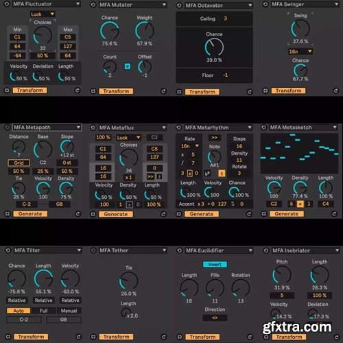 Manifest Audio MIDI Toolset 001 (Max for Live Device)