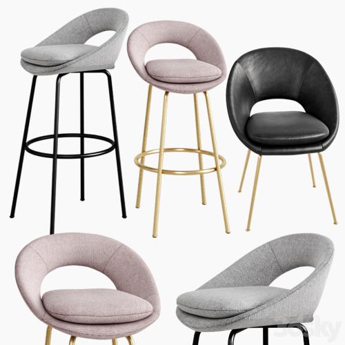 WEST ELM Orb Dining Chair & Bar & Counter Stools