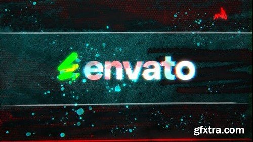 Videohive Texture Glitch Reveal Logo 53713157