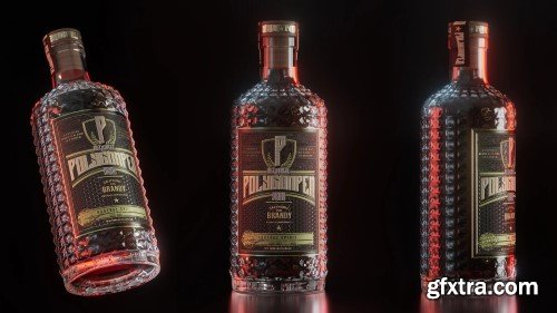 Advanced Bottle Modeling and Rendering in Cinema 4D and Redshift