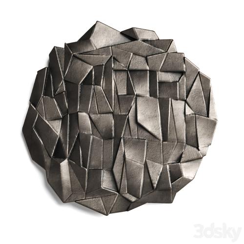 metal origami wall panel