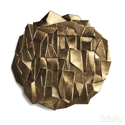 metal origami wall panel