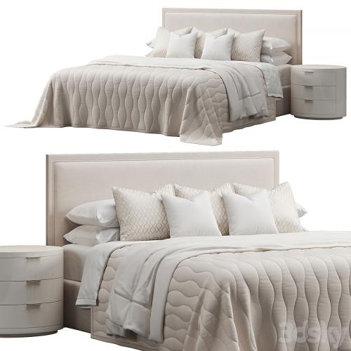 Rectangular Headboard Bed by FISCHER FURNITURE