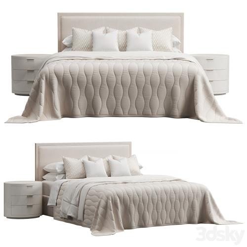 Rectangular Headboard Bed by FISCHER FURNITURE