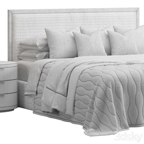 Rectangular Headboard Bed by FISCHER FURNITURE