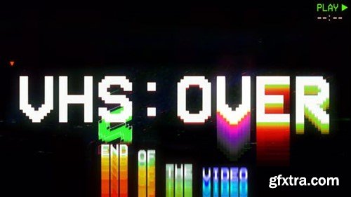 Videohive VHS 8-bit Glitch Titles 53750285