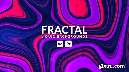 Videohive Fractal Liquid Backgrounds 53771557