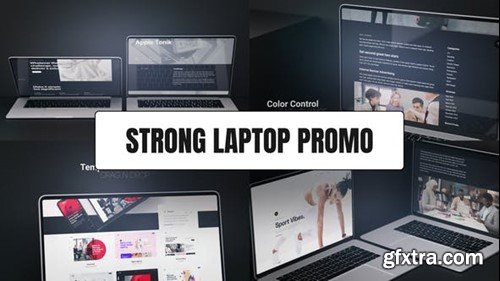 Videohive Strong Laptop Promo 53772453