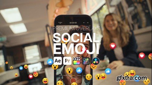 Videohive Premium Overlays Social Emoji 53820465