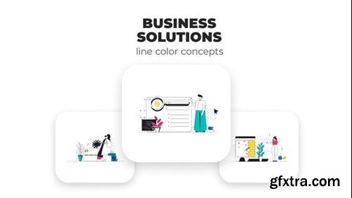 Videohive Business Solutions - Line Color Concepts 53707122