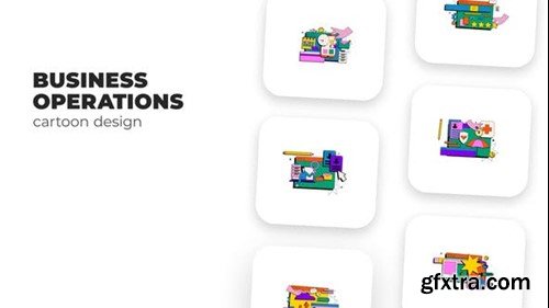 Videohive Business Operations - Cartoon Design 53693534