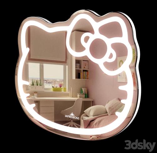 Hello Kitty LED Mirror