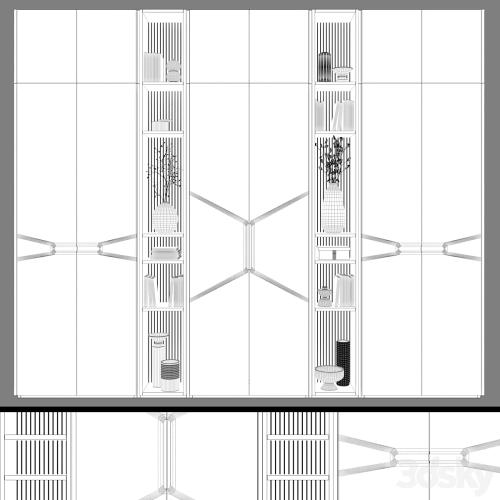 Modular wardrobes in modern style 67