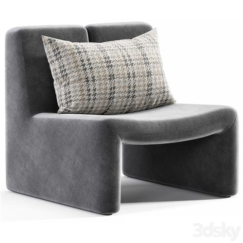 Dario Green Boucle Accent Chair By CB2