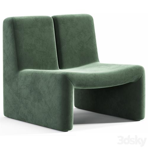 Dario Green Boucle Accent Chair By CB2