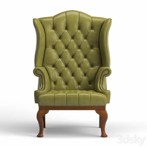 Queen Anne Wing Chair