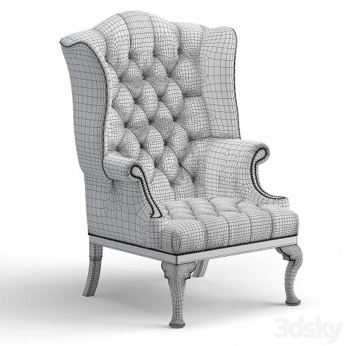 Queen Anne Wing Chair