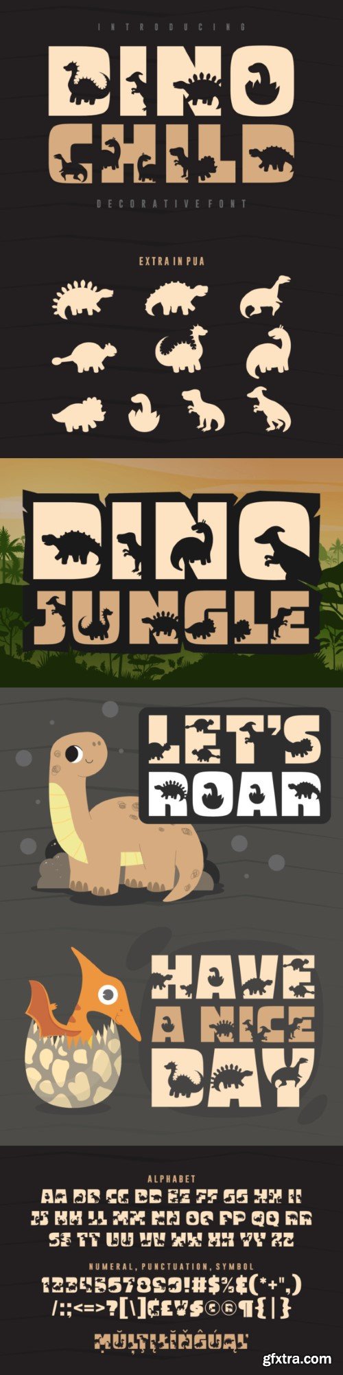 Dino Child Font