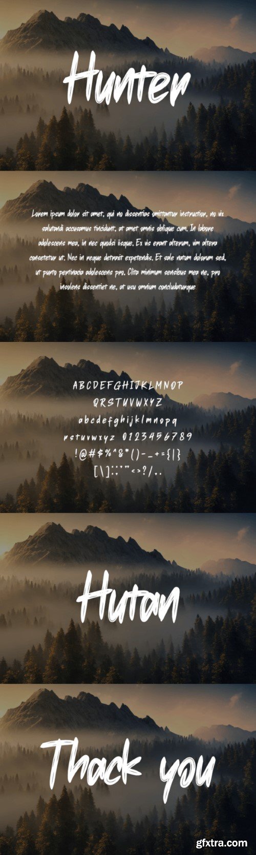 Hunter Font