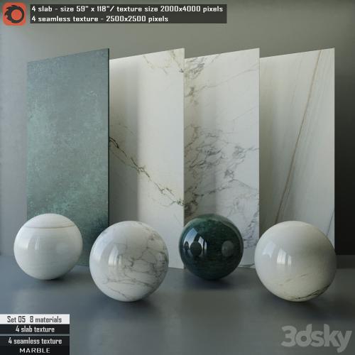 Marble slab & Seamless texture Set 05