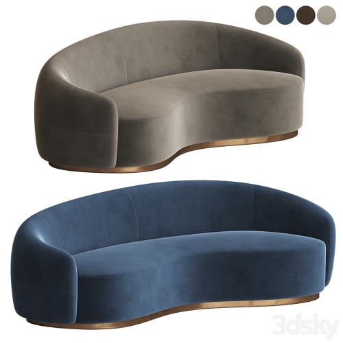 Snowglobs Austin Curved Sofa