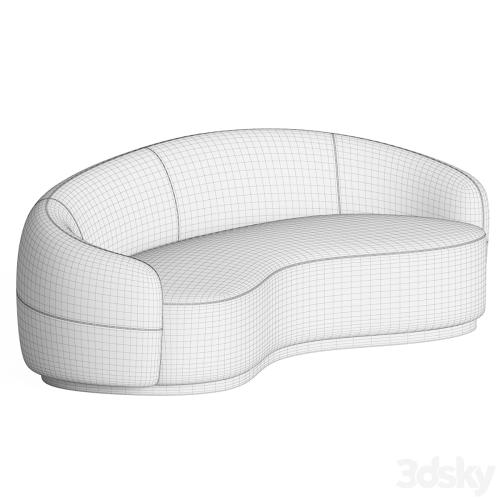 Snowglobs Austin Curved Sofa