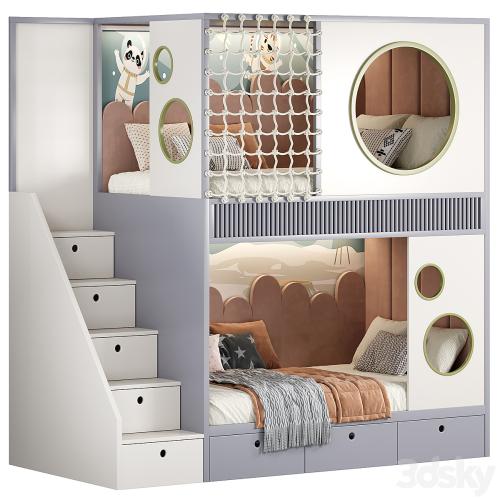 Designer two-level bed Kids room 20