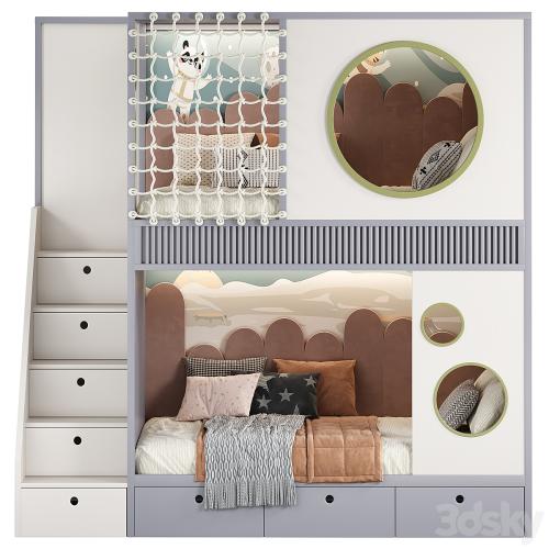 Designer two-level bed Kids room 20