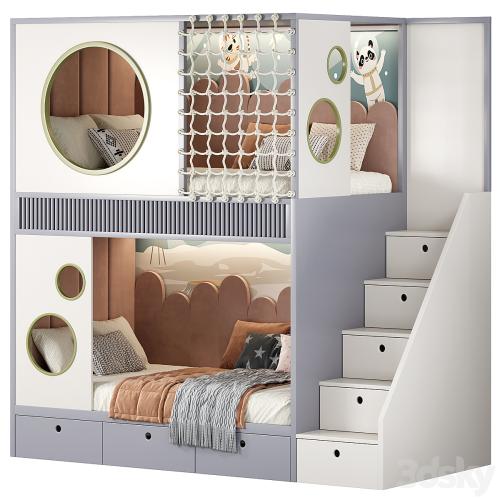 Designer two-level bed Kids room 20