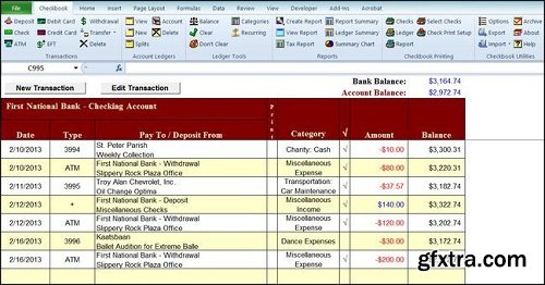 Checkbook For Excel 7.0.3