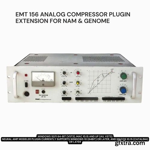 PastToFutureReverbs EMT 156 Analog Compressor Plugin Extension For NAM and Genome